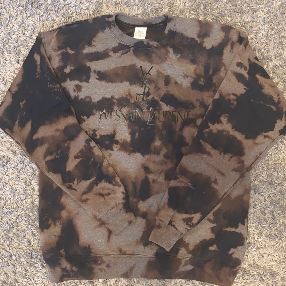 Ysl drip crewneck